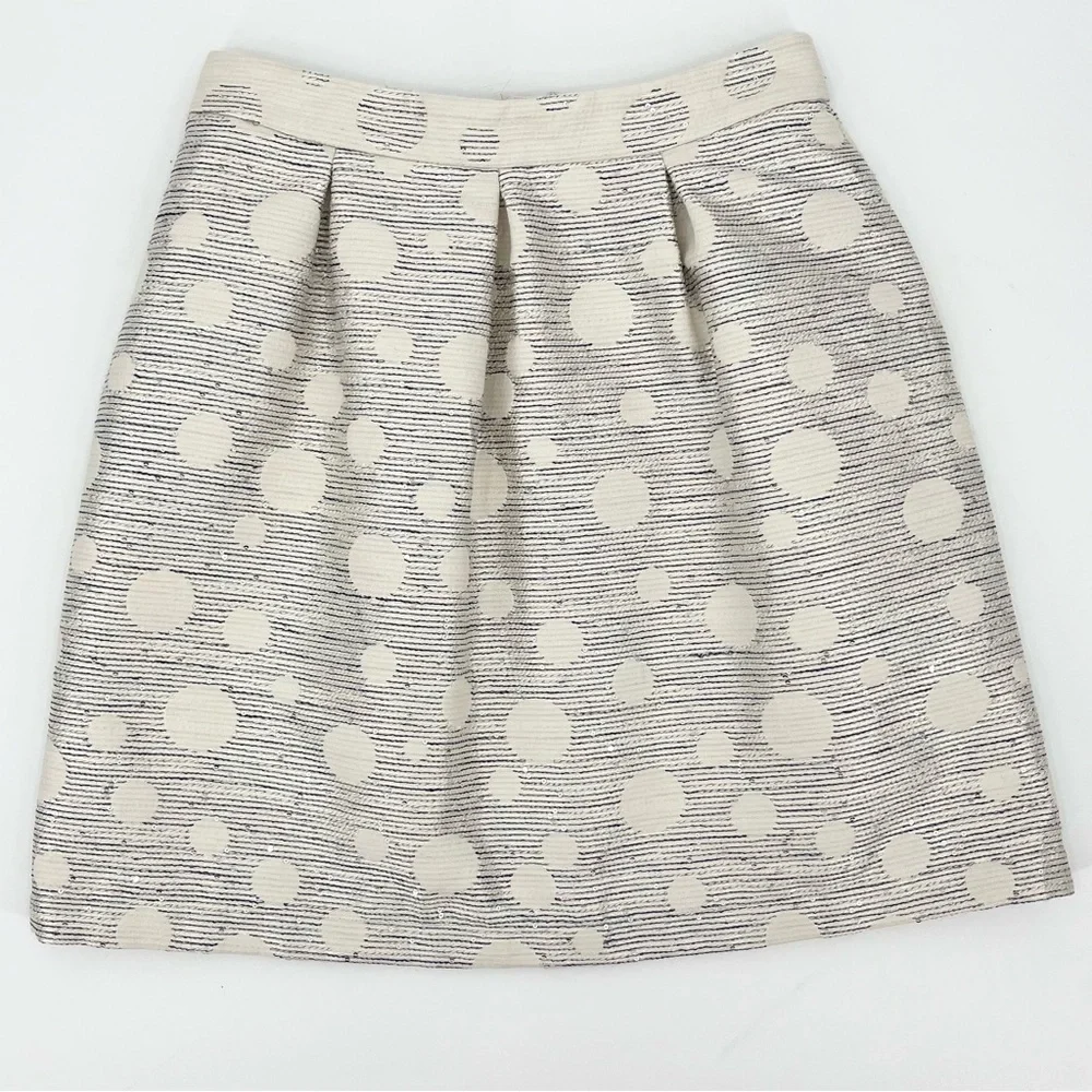Maeve by Anthropologie Anya Dotted Sequined Jacquard Mini Skirt Size 4